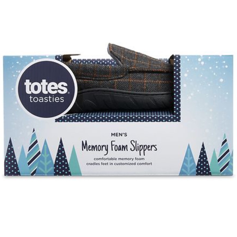 Totes Men’s Toasties Loafers Memory Foam Slippers XL (11-12)